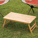 BUNDOK Bamboo Table <5060> Lightweight, Compact, For Camping and Outdoors