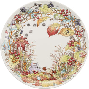 Noritake T50116A/4660-6 My Neighbor Totoro Plate, Smilax China Version, Microwave Safe, 1 Piece, Bone China, 9.1 inches (23 cm)