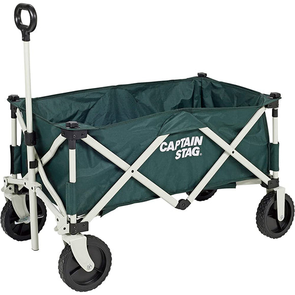 Captain Stag UL-1055/UL-1056/UL-1031/UL-1035 Outdoor Wagon, CS, Storage Bag Included, Front Wheel Stopper Included