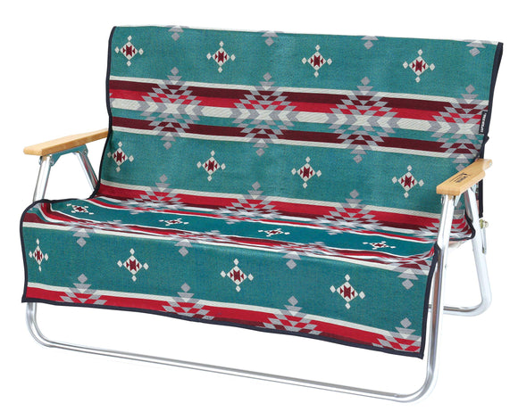 CAPTAIN STAG Bench Cover Aluminum Backed Bench Dress Up Cover Rug CS Native UP-2665 / U