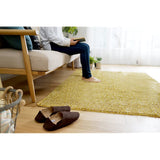 Suminoe Rug, Carpet, Yellow, 72.8 x 72.8 inches (185 x 185 cm), Washable, Dust Mite Resistant, Mirange