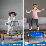 folding 2-way trampoline the smartrike 2-in-1 folding trampoline