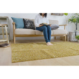 Suminoe Rug, Carpet, Yellow, 72.8 x 72.8 inches (185 x 185 cm), Washable, Dust Mite Resistant, Mirange