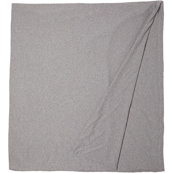 Fab The Home (fabuzaho-mu) Solid Cotton Sheeting Knit 100% Cotton Comforter Cover Double 190x210 cm Plain Knit/Feather Grey konfo-ta-kaba- D fh123950 – 169