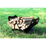 Kakuri Sangyo Sandley Wood Rack Black 20.9 x 10.0 x 10.6 inches (530 x 254 x 270 mm)