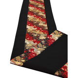 Packaged Boxed Japanese Body Japanese Table Runner Sash Wind 150 × 30 cm (Fan)
