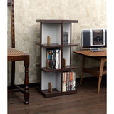 ISETO I-485 Rotating Rack 3-Tier DEVIC Brown