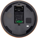 enpekkusu Weather Meter, Temperature and Humidity Meter, uxeza-paru Atomic Clock Weather Forecast Function Wall Mount Made in Japan Brown BW – 873