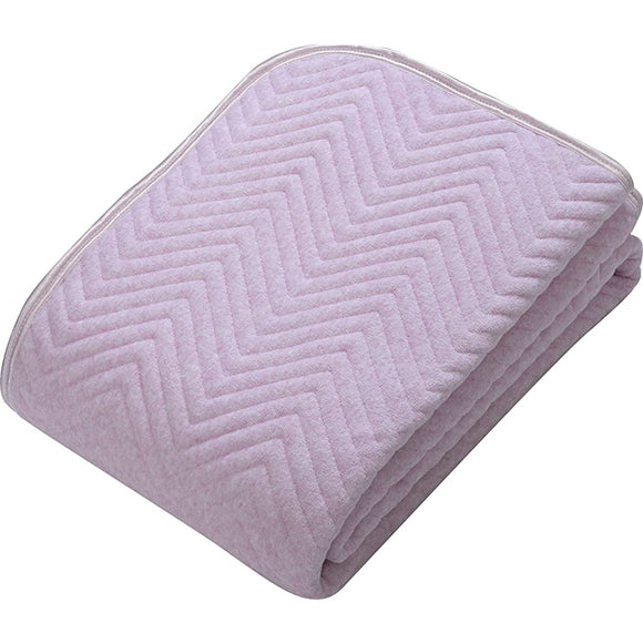 Nishikawa 5SP6600 SD Bed Pad/Mattress Pad, Pink, Semi-Double, 100% Cotton, Washable, Firm Type