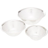 Sori Yanagi 6-Piece Stainless Steel Bowl and Strainer Set - 6.2/7.3/9.1 Inches (16/19/23cm)