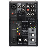 Yamaha AG03MK2 B LSPK Mixer Live Streaming Pack, 3 Channels, Black