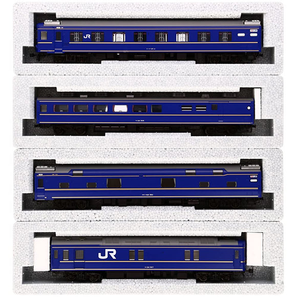 KATO HO Gauge 24 Series Sleeper Express Hokuto Star Basic Set of 4 Cars 3-515 Railway Model Passenger Car