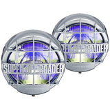 IPF S-9M33 Fog Light, Off-Road, Halogen H3, Round, Diameter 7.9 Inches (200 mm), 12V, Driving Light Distribution, Set of 2, With Remote Control Switch, GOLD Lens