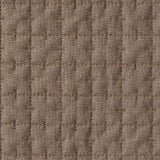 Muji 12084495 Washed Cotton Quilted Rug, Brown, 80.7 x 96.5 inches (205 x 245 cm), For Kotatsu Underlay