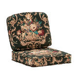 Karimoku WC60-0G5K Motare Seat Cushion Set, For Colonial WC6000 Model, Green, Plain Woven Fabric, Upholstered