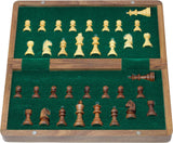 ChessJapan Original Wooden Chess Set, 12.2 inches (31 cm), Magnet, Polished Finish