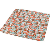 Captain Stag UB-3051 Leisure Seat Mat, Cushion Sheet, 57.1 x 57.1 inches (145 x 145 cm), Storage Bag Included, Leisure Road