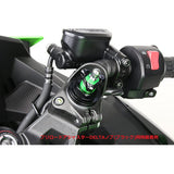 POSH NINJA250 NINJA400 Motorcycle Accessories Initial Adjuster with Air Bulb, Black/Lime Green 135665-28