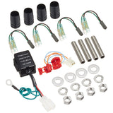 POSH 080652-06 Motorcycle LED TURN Signal Set, Black/Clear