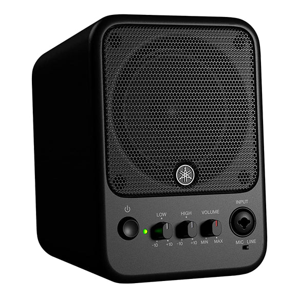 Yamaha MS101-4 Powered Monitor Speaker, 30W, Black