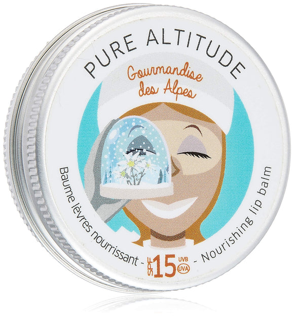 Pure GOURMANDISE DES ALPES sunscreen slightly sweet scent 18g
