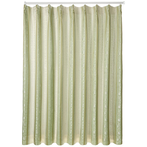 Unibel HAZ-D0022 Blackout Drape, Green, Width 59.1 x Length 90.6 inches (150 x 230 cm), 1 Piece