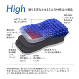 Nishikawa Air EH90135078B Air 3D Pillow, Uneven Urethane Foam, 3D Construction, Fit, Breathable, Air, Blue, High