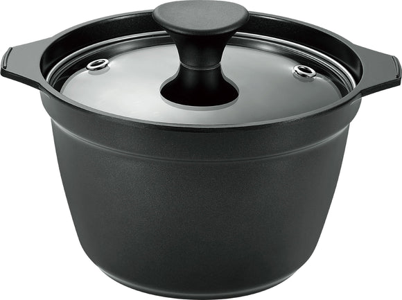 hureizu Lightweight Cook Pot Three Faux Ceramic Processing Gas Fire Only Plump Delicious HM 9192
