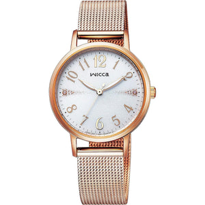 [Citizen] Wicca Solar Tech Mesh Belt KP5-166-13 Women's Pink Gold