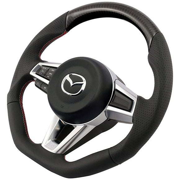 Kenstyle Original Steering MC03 Mazda Roadster (ND5 Series), Carbon/Leather Combination