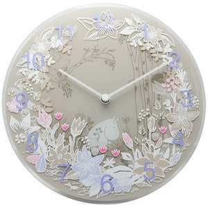 Moomin Timepieces MTP030009 Moomin Wall Clock, Moomin Picking Flowers