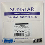 Sunstar CB1300SF 512-19 Front Sprocket