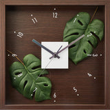 JIG Leaf Flower Wall Clock Monstera CDC-51810