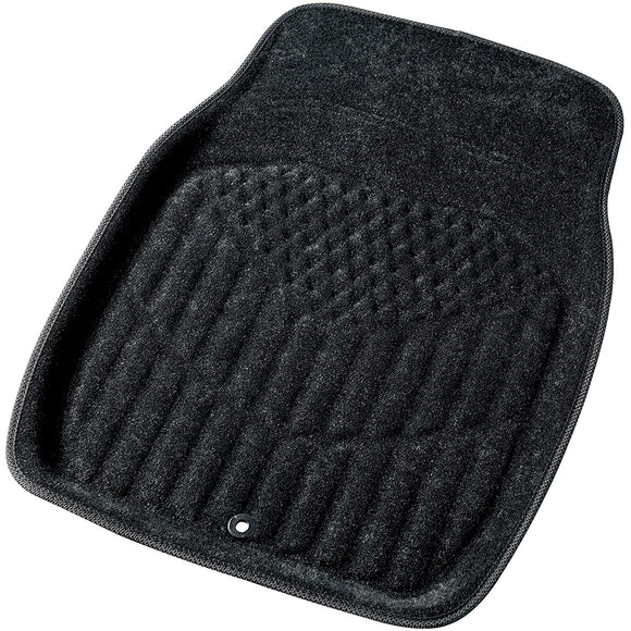 BONFORM 6398-01BK CAR MAT, 3D Max Diver, Normal Car, 1 Front, Anti-Slip, Compatible with Dedicated Hooks, 26.0 X 18.9 Inches (66 x 48 cm)