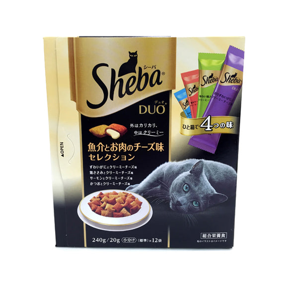 Sheba Duo, Seafood & Meat Cheese Flavor Selection