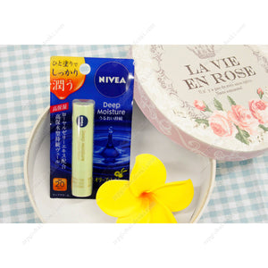 Kao Nivea Deep Moisture Lip, Olive & Lemon Fragrance (Quasi Drug)