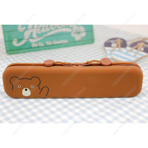 Punilabo Slim Zipper Pouch, Bear