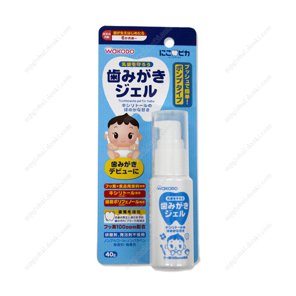 Wakodo Nicopica Toothbrushing Gel, Xylitol Flavor