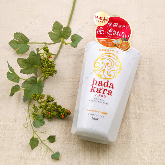 Lion Hadakara Body Soap, Fruit Garden Fragrance, Main Item