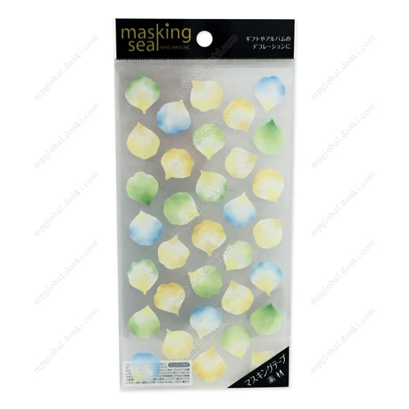 Masking Stickers, 78422 Flower Petal, White