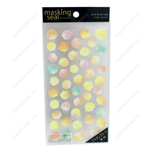 Masking Stickers, 78420 Flower Petal, Yellow