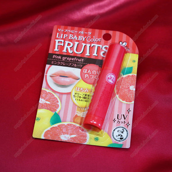 Mentholatum Lip Baby Fruits, Pink Grapefruit Fragrance