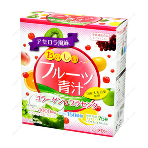 Delicious Fruit Aojiru, Collagen & Placenta