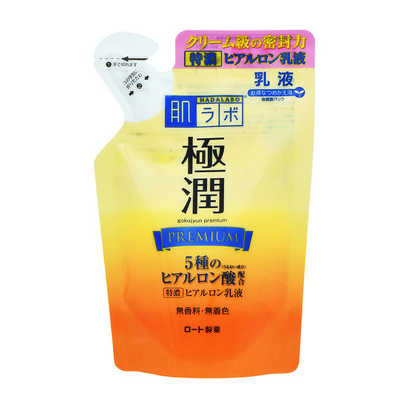 Hadalabo Gokujun Premium Hyaluronan Milk Lotion, Refill