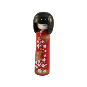 Flower Kokeshi, Plum