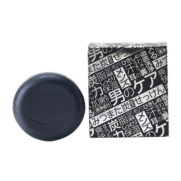 Mitsumata Charcoal Soap, Suumon, Men'S Skin Soap