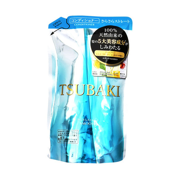 Tsubaki Smooth Straight Hair Conditioner, Refill, 330Ml