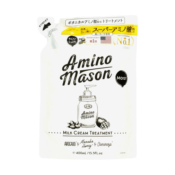 Amino Mason Moist Milk Cream Treatment, Refill