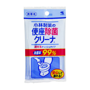 Kobayashi Pharmaceutical Toilet Seat Disinfecting Cleaner, Tissue Type