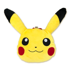 Poke©Mon Pikachu Clasp-Opening Pouch, Big Face